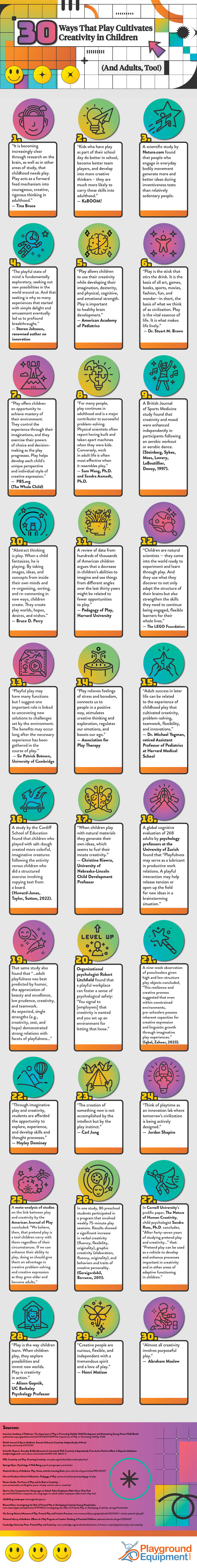 Colorful Infographic Showcases the Benefits of Play