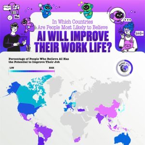 Map Tells a Story of How Workers Feel About AI Implementation